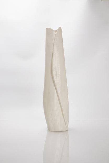 Nikau Vase 4 - White