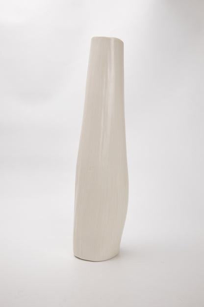 Nikau Vase 4 - White