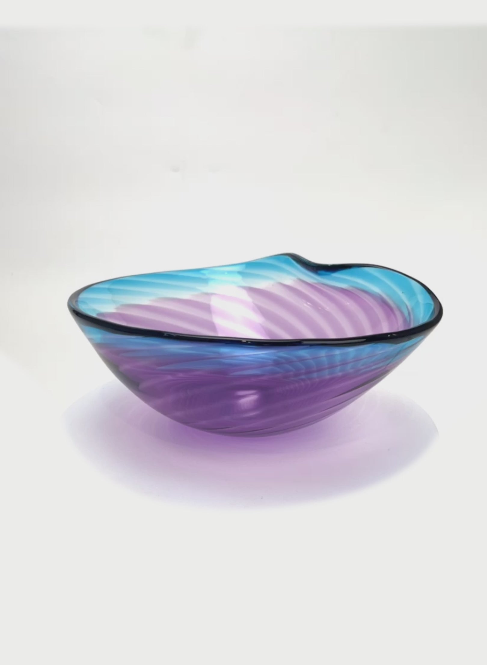 Feather Bowl - Royal Sunset