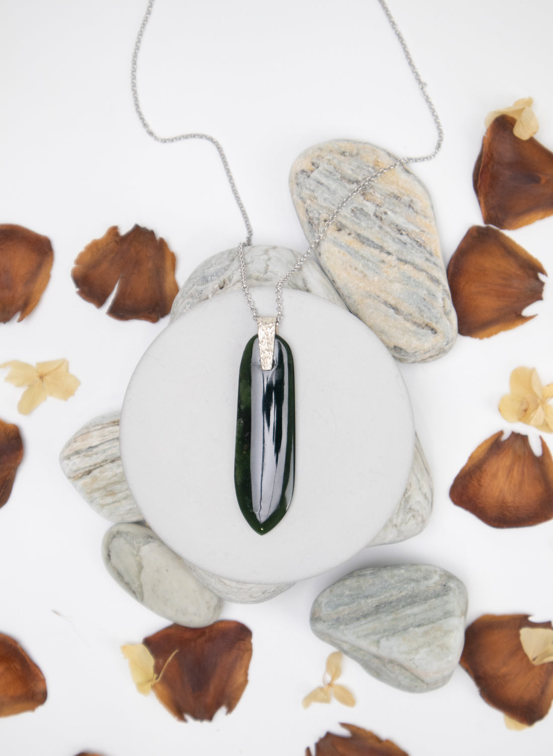 Drop Pounamu Pendant