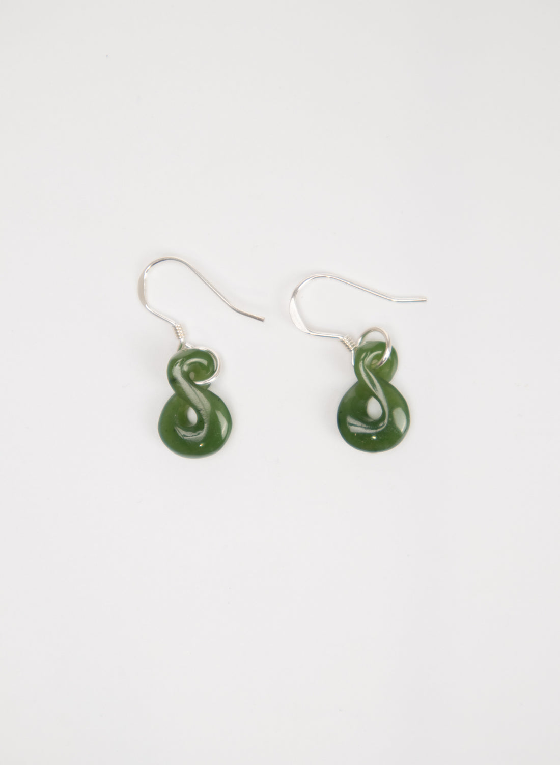 Pounamu Drop Twist Earrings