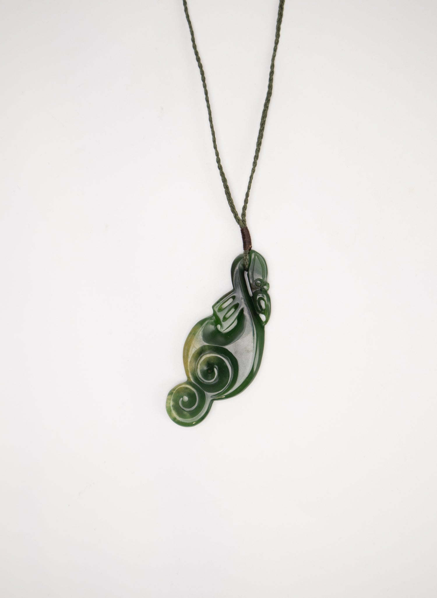 Pounamu Koru Manaia