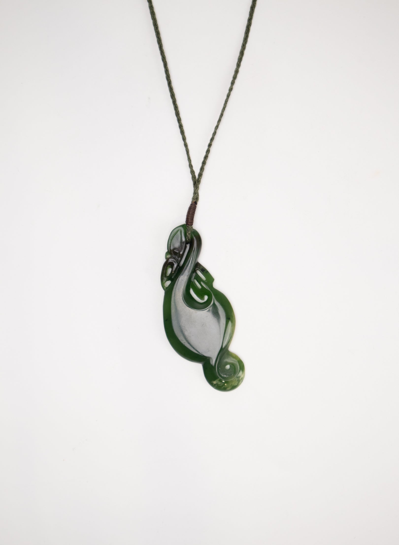 Pounamu Koru Manaia