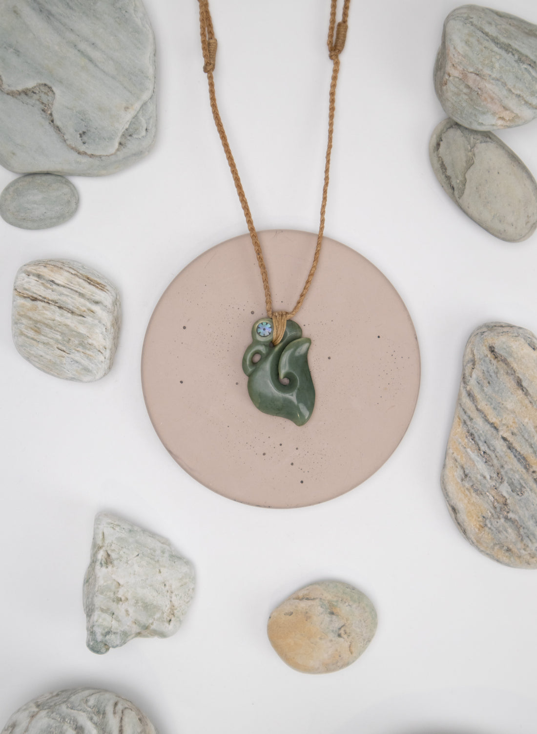 Small Carved Pounamu Manaia Pendant