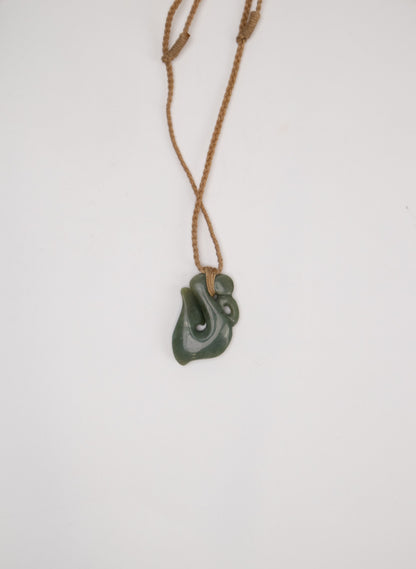 Small Carved Pounamu Manaia Pendant