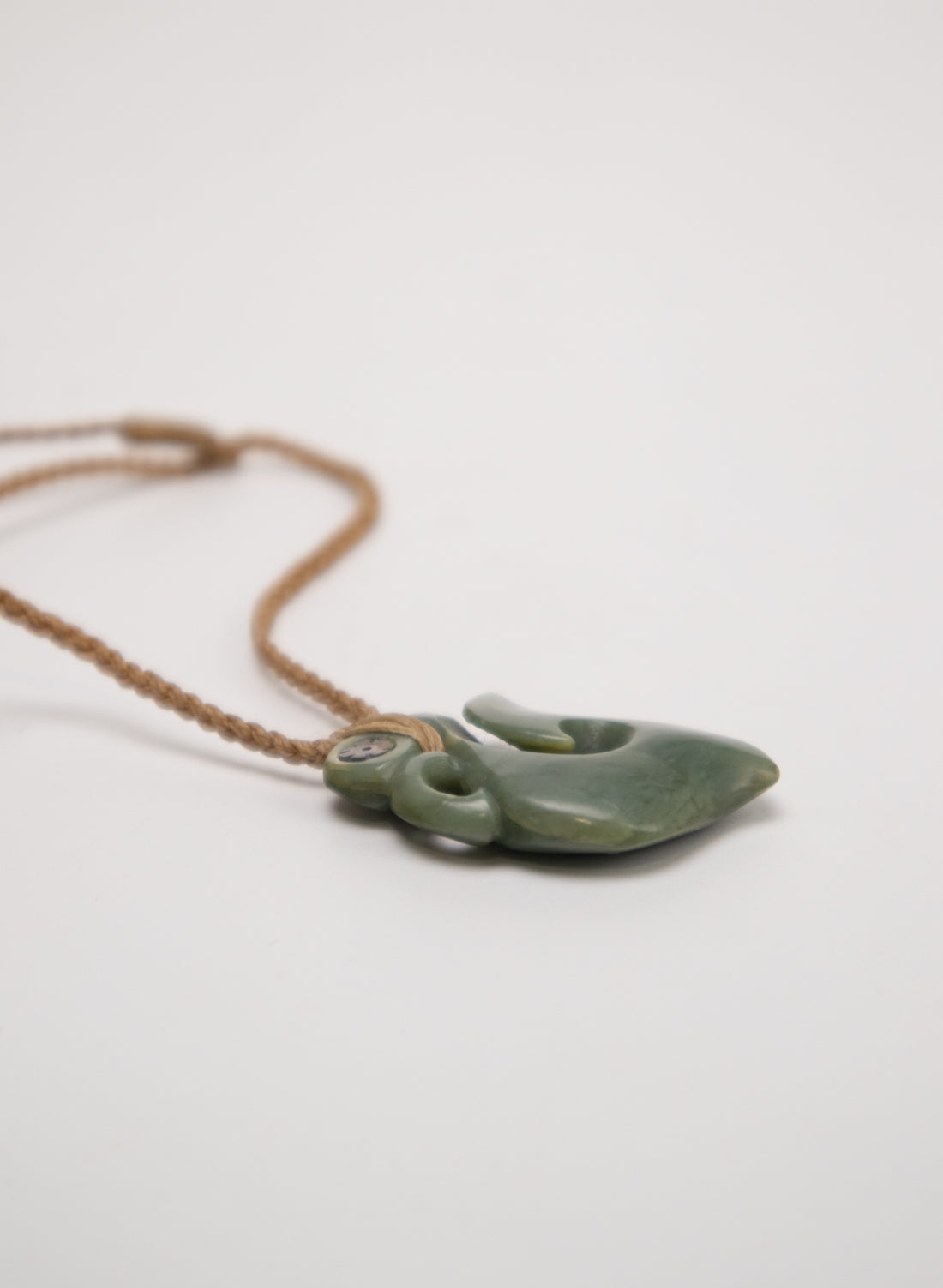 Small Carved Pounamu Manaia Pendant