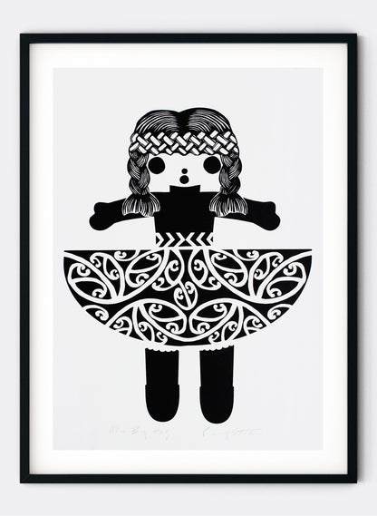 Mini Big Hug | Black - Screen Print