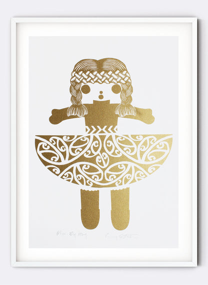 Mini Big Hug | Gold - Screen Print