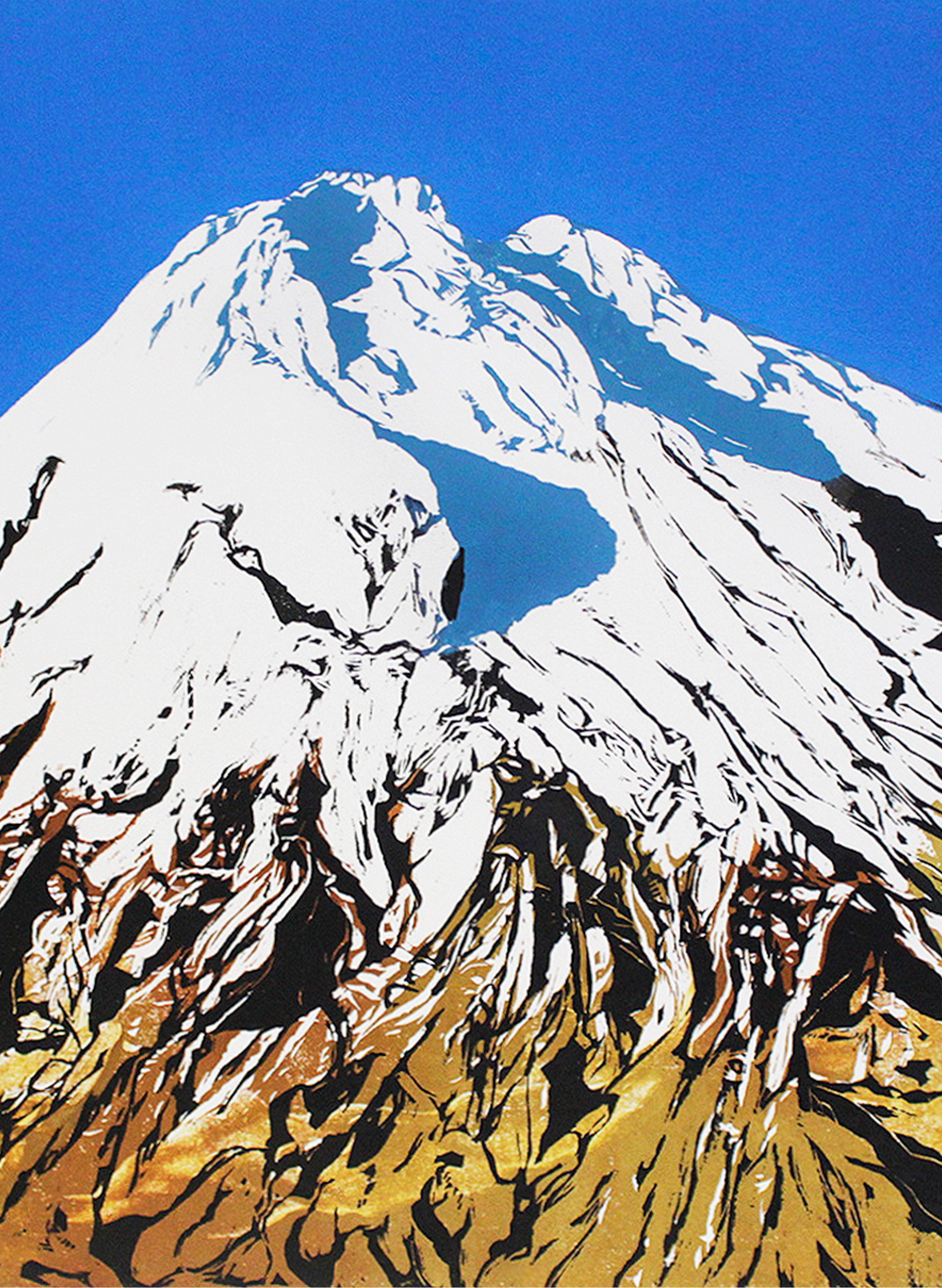 Mount Taranaki | Large - Woodblock Print