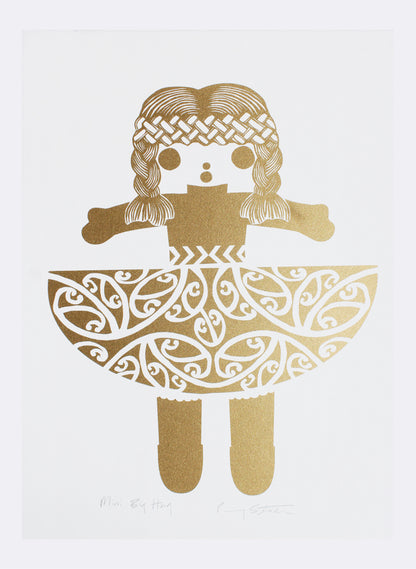 Mini Big Hug | Gold - Screen Print