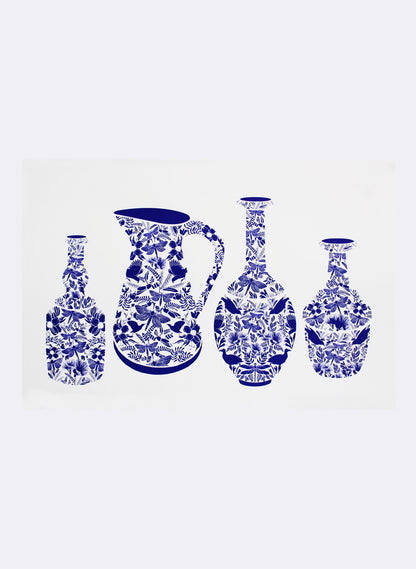 Precious Vessels w/ Jug - Screen Print