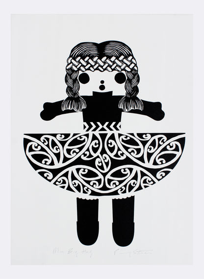 Mini Big Hug | Black - Screen Print