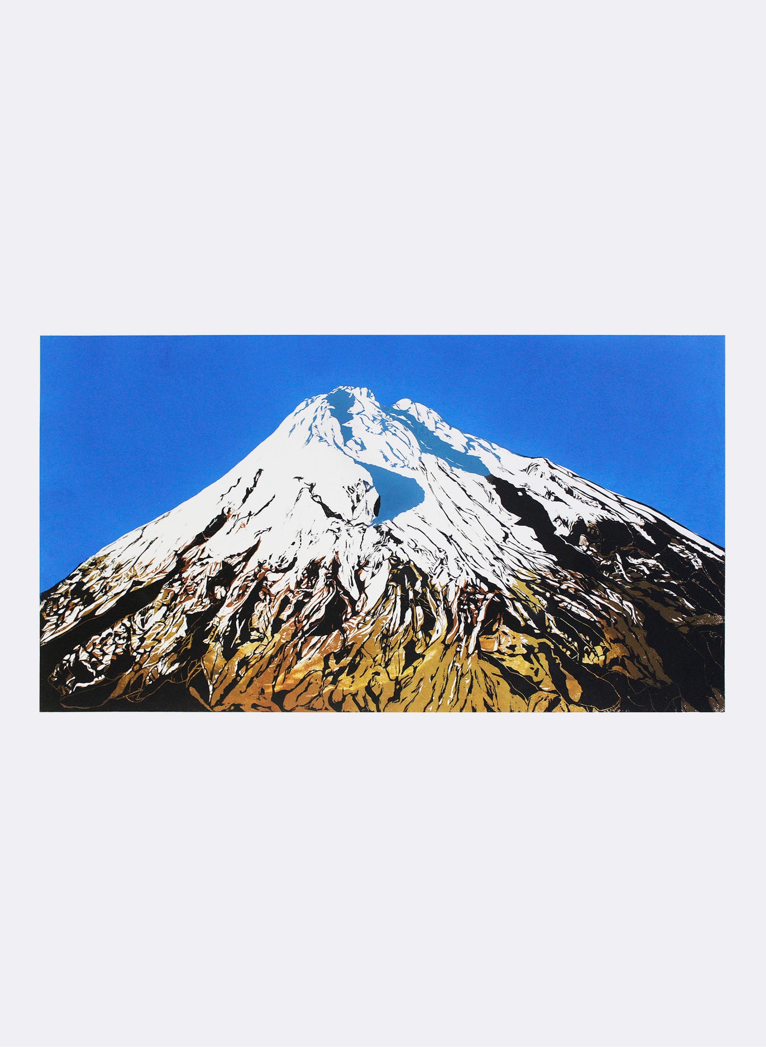 Mount Taranaki | Large - Woodblock Print