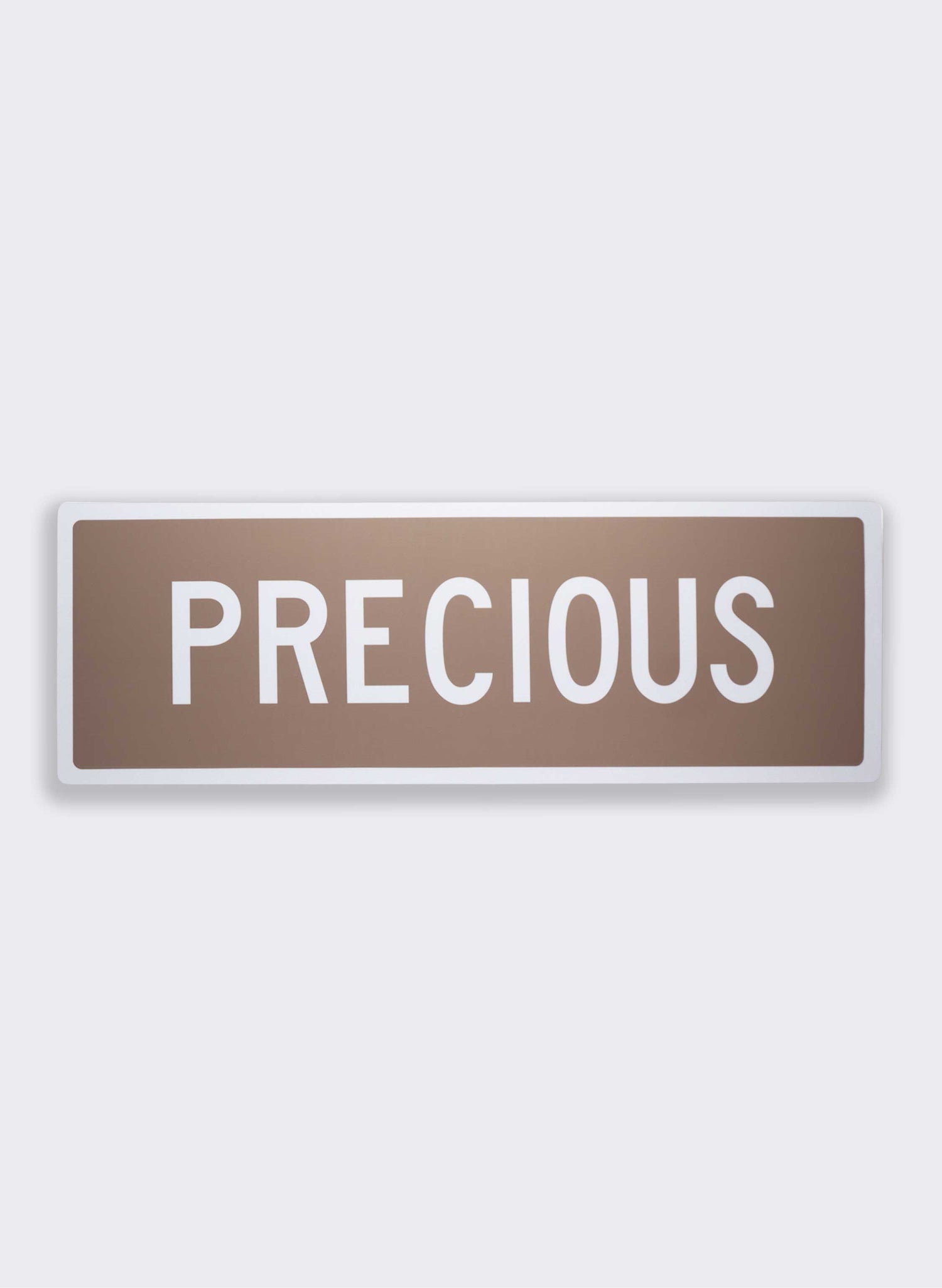 Precious - Road Sign Art