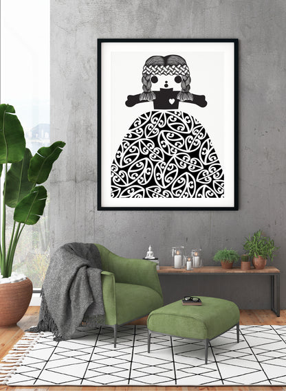 Big Heart | Black - Screen Print