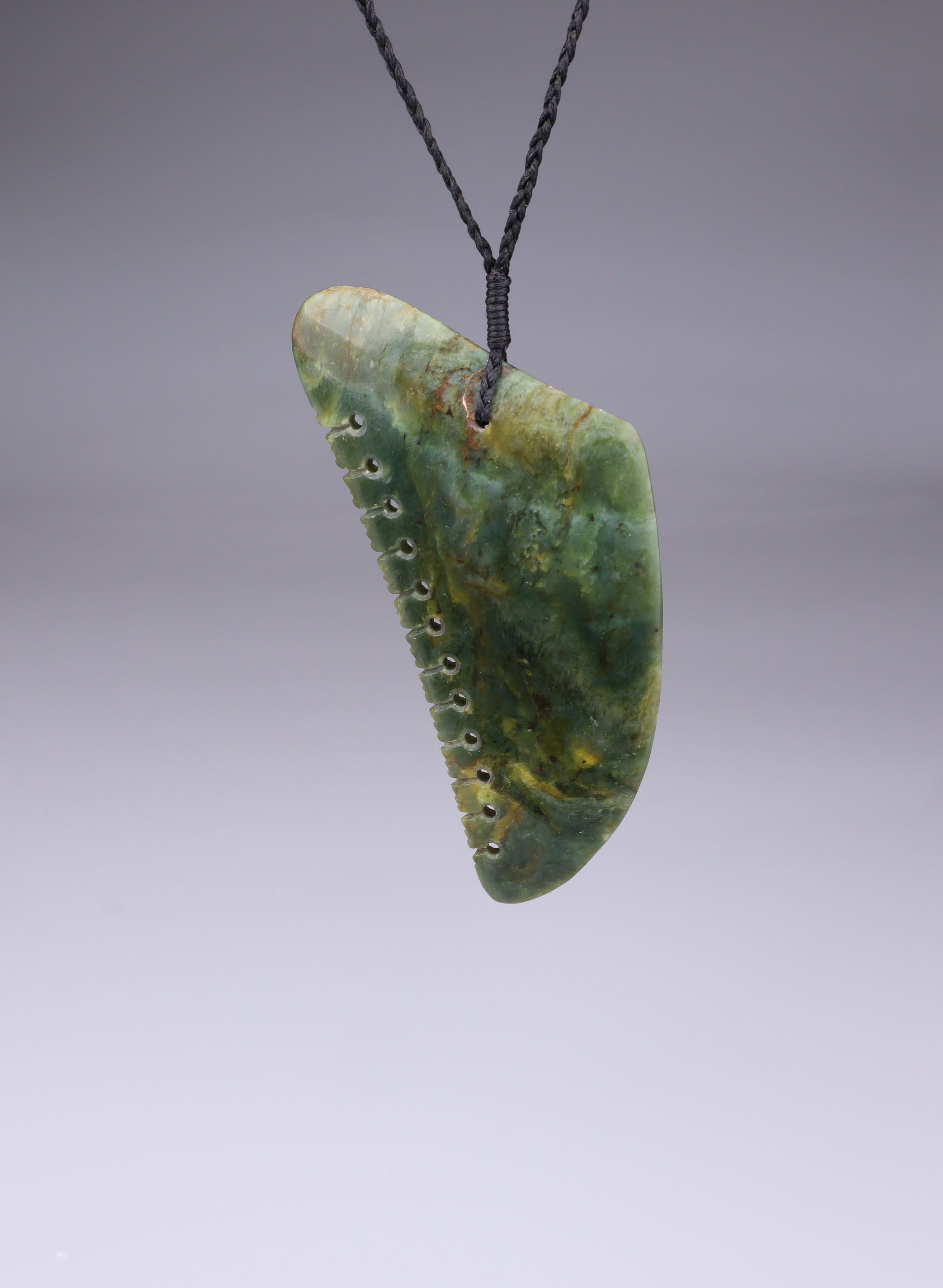 Green Nephrite Jade Twist Pendant Necklace Maori Design Greenstone Jewelry  | eBay