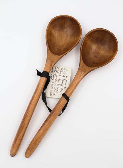 Round Serving Pair Utensils / Salad Servers