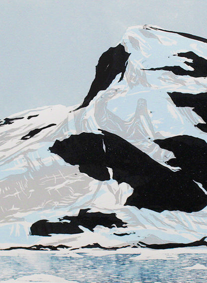 Antarctica No.6 - Woodblock Print