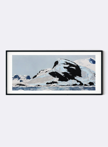 Antarctica No.6 - Woodblock Print