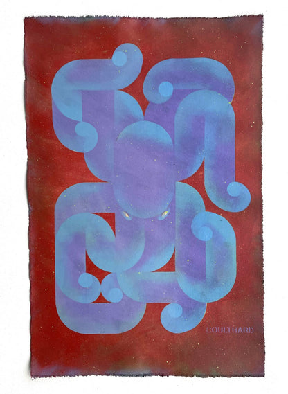 Te Wheke (The Octopus) No.7 - Original Painting