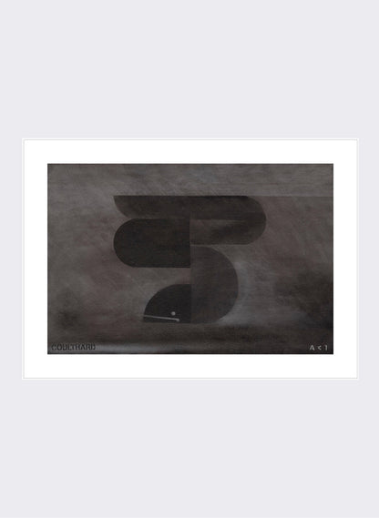 Graphite Eel - A&lt;1 - Giclee Print