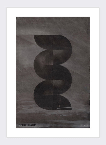 Graphite Eel - B&gt;1 - Giclée Print