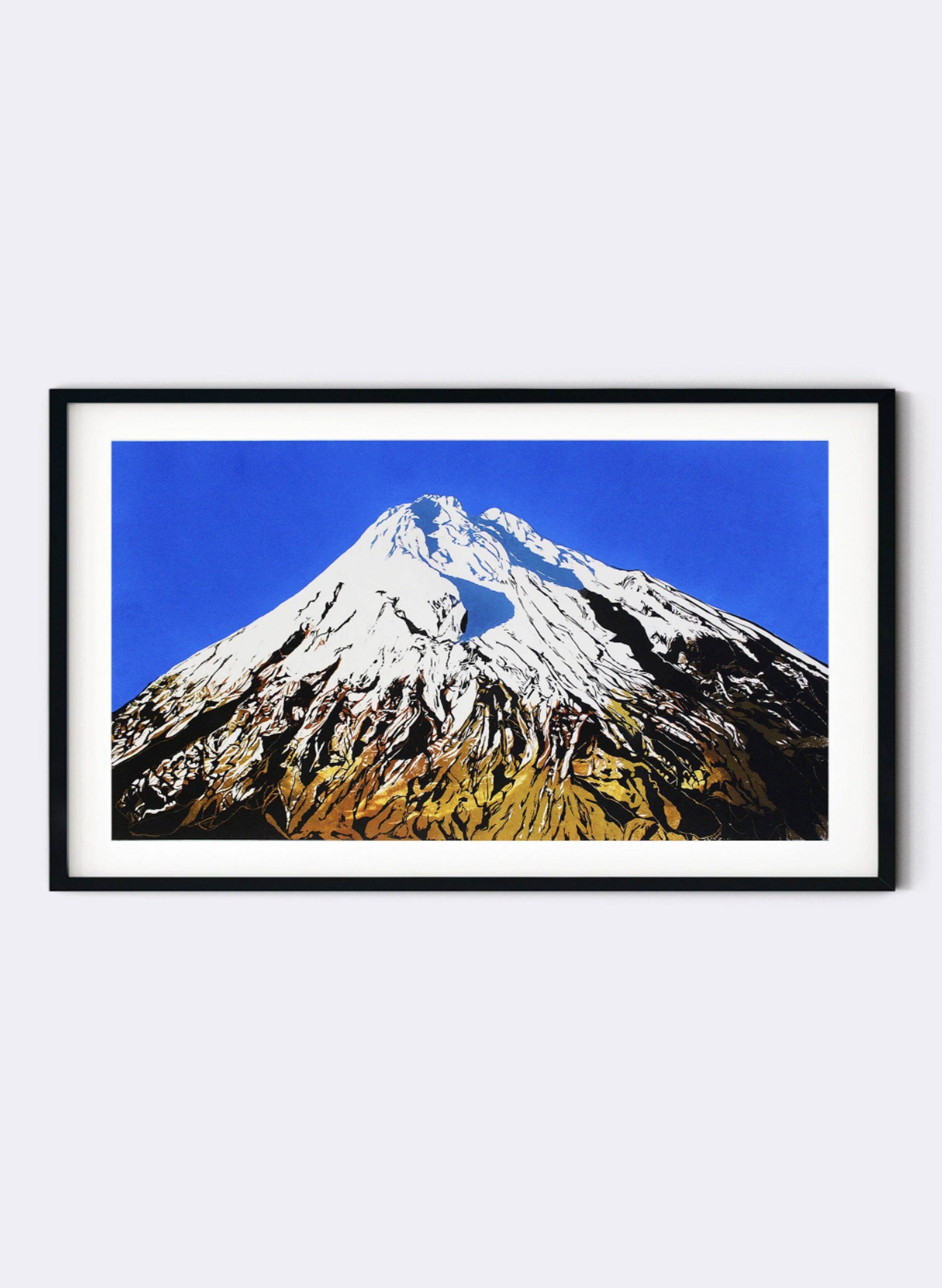 Mount Taranaki | Large - Woodblock Print