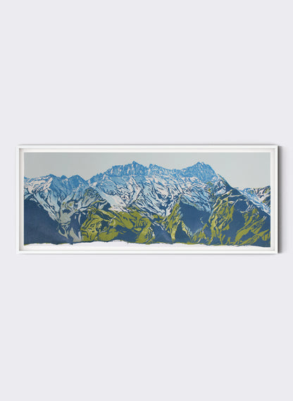 The Remarkables V - Woodblock Print